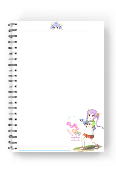 nihonwosekai 2 Pcs Non Non Biyori A5 Anime Spiral Notebook 50 Sheets