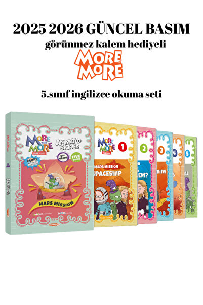 Fenomen Yayıncılık FENOMEN YAYINCILIK 5.SINIF MORE MORE 5 Lİ İNGİLİZCE OKUMA SETİ