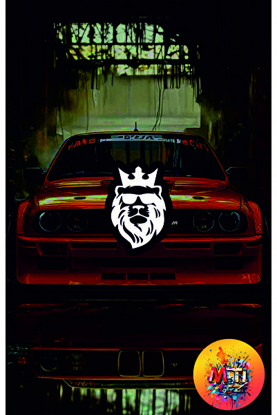 sticker ملصق زجاجي للسيارة والدراجة النارية من Lion King Text Jdm Lion Gs هول...