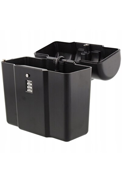 OED Seif portabil cu cod, CS, Plastic, 1,4 L, 18 x 8,5 x 15 cm, Negru