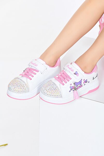 Prokids Bellakids Beyaz Taş Detaylı Günlük Çocuk Spor Ayakkabı