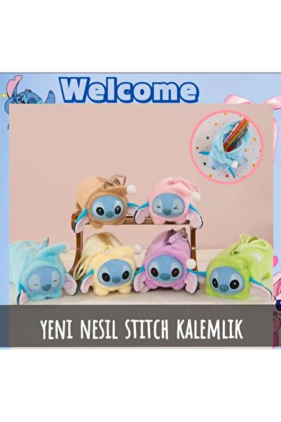 NB market Stich kalemlik peluş stitch yeni nesil kalemlik bebek ve askılıklı