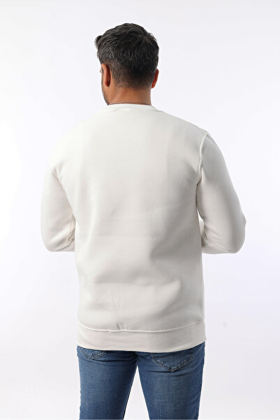 Rodrigo Unisex φούτερ με κανονική εφαρμογή, από βαμβακερό, μαλακό υφασμάτινο σχέδιο, με φλις επένδυση στο εσωτερικό και εμπριμέ λαιμόκοψη.