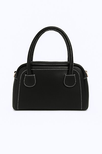 Kumsal Allure Women's Hand and Shoulder Bag - Modern Style with Contrast Stit...