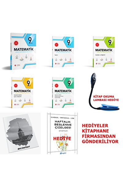 Sonuç Yayınları 2025-2026 Müfredat 9.Sınıf Matematik Modüller Set (Kolaydan Z...