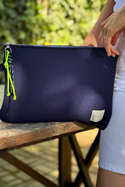 CHUBA Textured Knitwear Accessory Laptop & MacBook & Tablet Case 13"-14" Inch Compatible Navy Blue Chax823