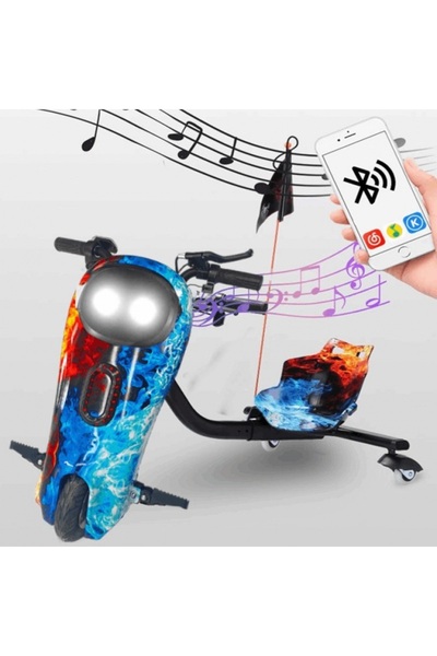 OEM Tricicleta electrica pentru copii 36v 6 inch cu led si bluetooth