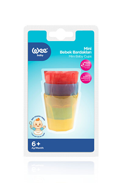 Wee Baby 3’lü Mini Bebek Bardağı