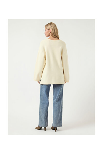 YAS. Yaselma Ls V-Neck Knit Pullover S. Noos