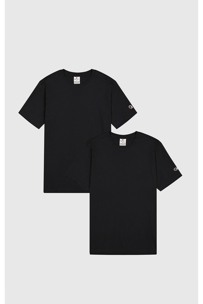 Champion Herren T-Shirt, 2er Pack - 2Pack Crew-Neck, Kurzarm, Rundhals, Baumw...