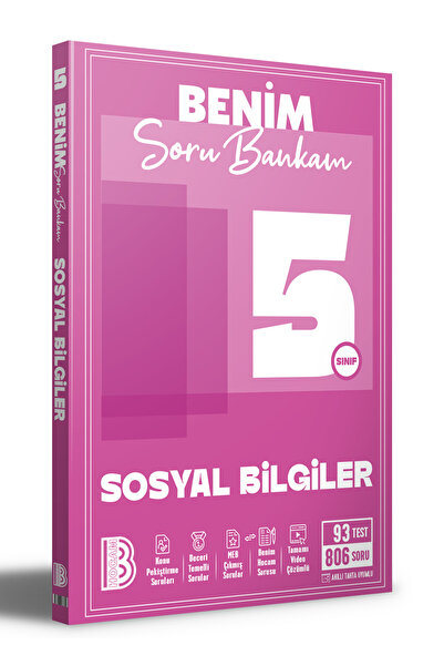 Benim Hocam Yayınları 5. Sınıf Sosyal Bilgiler Benim Soru Bankam / Kolektif /...