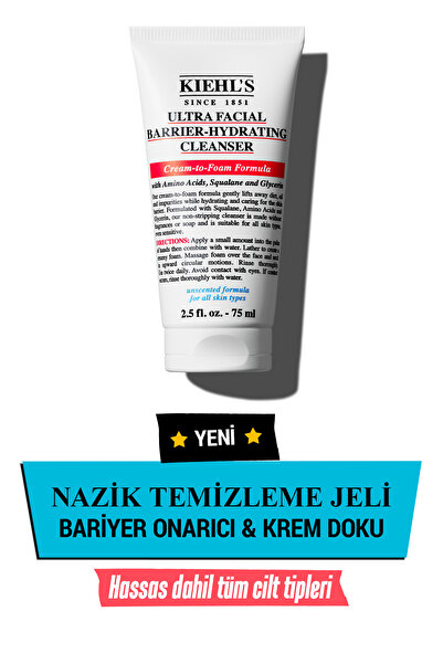Kiehl's Ultra Facial Normal Ve Kuru Ciltler İçin Günlük Temizleme Jeli 150 ml