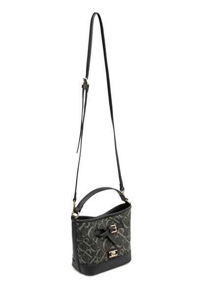 Pierre Cardin Monogram Black Women's Cross Shoulder Bag 05Po25Y2513