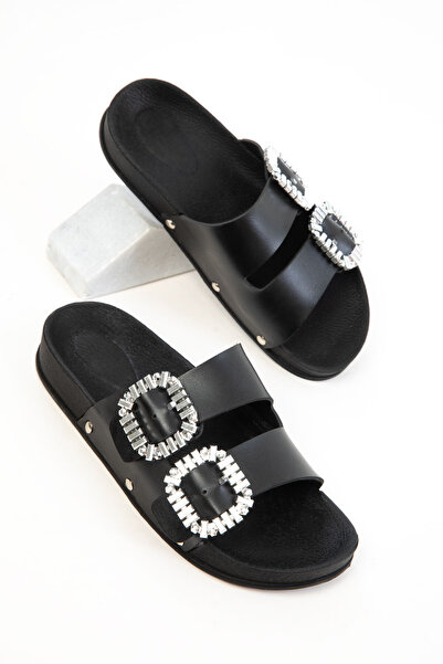 SOHO Black Women's Slippers 20813