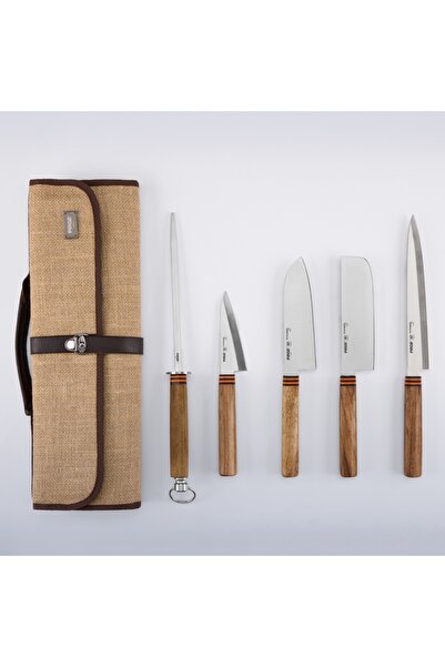 PİRGE Titan East 5'li Çantalı Bıçak Seti