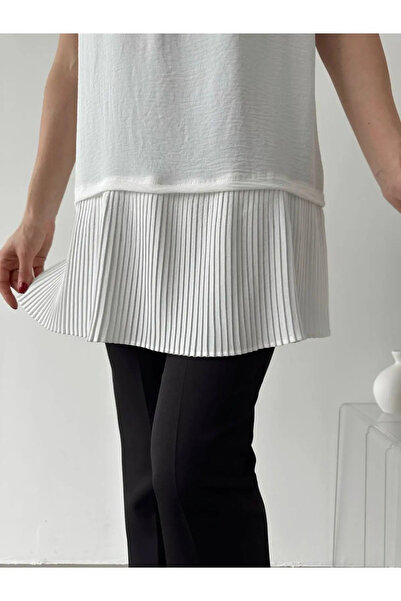 ROZIER White Pleated Underwear.