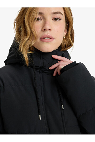 Roxy Seaside Memories - Жіноча куртка-пуховик середньої довжини з капюшоном