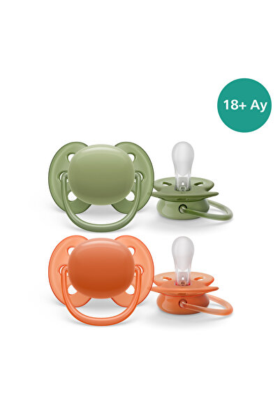 Philips Avent SCF093/01 Ultra Soft Emzik 18Ay+ 2'li Paket Turuncu
