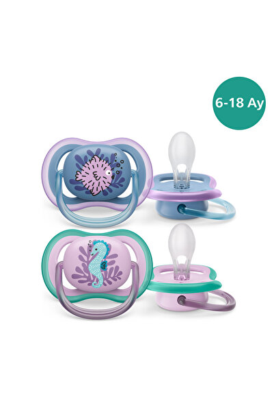 Philips Avent Ultra Air Emzik 6-18 Ay 2'li Kız Scf085/61