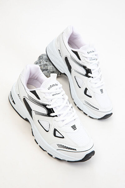 SOHO White-Black Women's Sneaker 20843