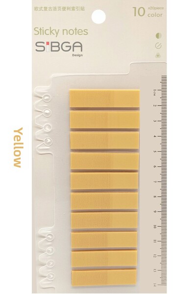 sibga tasarım Post-it de culoare galbenă transparentă Post-it Post It. Semn d...