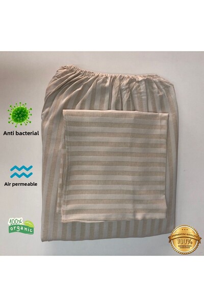 zera collection Single Fitted Padded Sheet Suit Cotton Satin