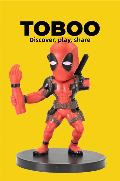 shop Deadpool Mini Figure – Humorous Design with Detachable Arm Accessory