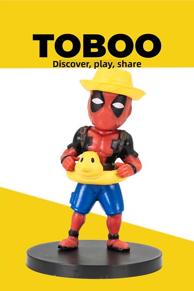 shop Deadpool Mini Figure – Duck Holiday Version with Bagel and Hat