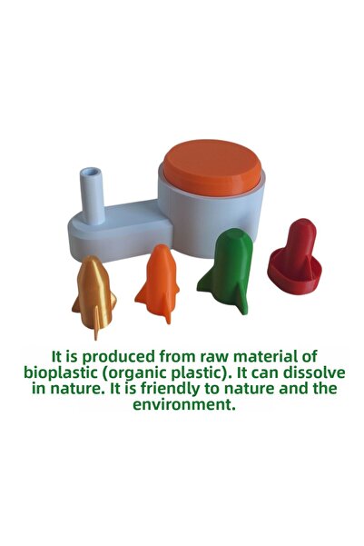 Poyraz Bioplast Air Pressure Rocket Launch Toy