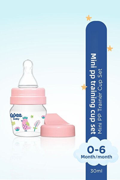 Wee Baby Mini Pp Drinking Cup Set 30 ml Pink