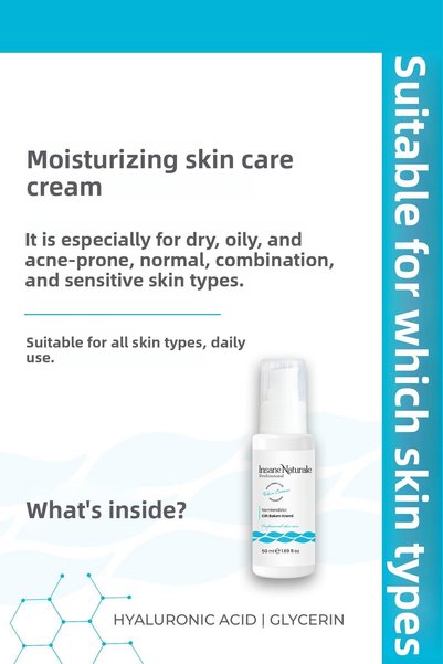 Insane Naturale Moisturizing Skin Care Cream 50 ml