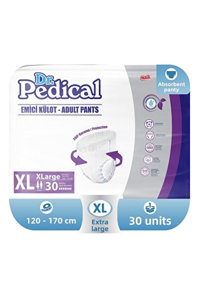 Dr.Pedical سراويل داخلية ماصة مقاس كبير جدًا (XL) - 30 قطعة