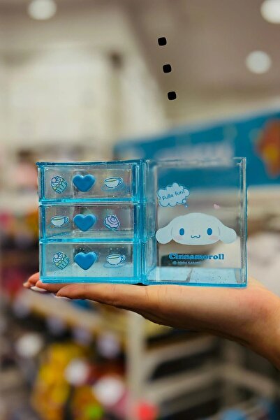 Miniso Sanrio Licensed Mini 3 Tier Desk Organizer (Cinnamoroll)