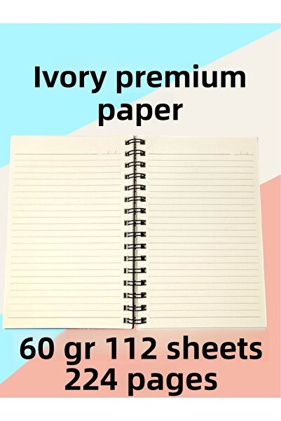 Akabi Sequin Pool Bagel Cocktail Glitter Spiral Pvc Hologram Notebook