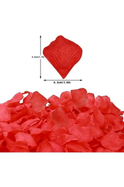 NW NessiWorld ناسي وورلد كونفيتي على شكل ورقة الورد باللون الأحمر - 10 عبوات ...