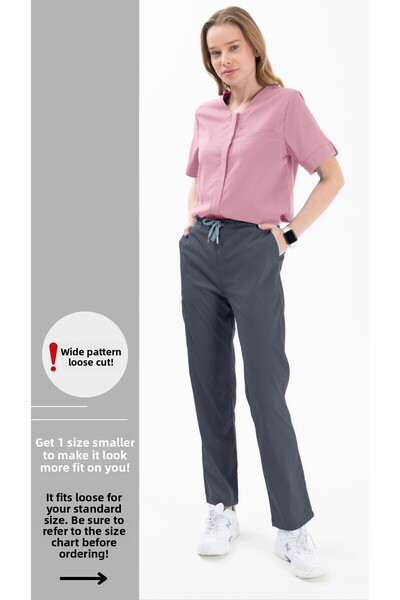 SAR TEKSTİL Pantaloni pentru femei Refresh Dusty Rose Top-Antracit material e...