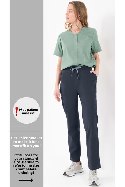 SAR TEKSTİL Pantaloni Refresh pentru femei, verde mucegai, antracit, material...