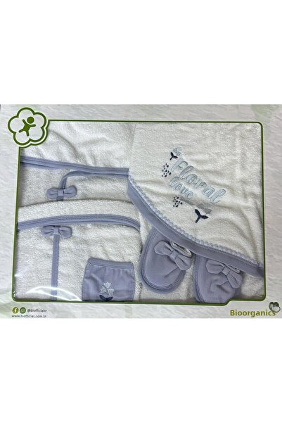 Biorganic Bioorganic Love Floral Girl's Bathrobe Set