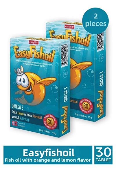 Easy Fishoil Easyfishoil 30 Gel Tablets 2 Pieces
