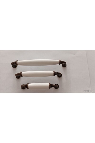 Arion 5Pcs Selected 96 128 160mm Antiqued Copper Luxury Modern Drawer Cabinet Cloakroom Furniture Handles White