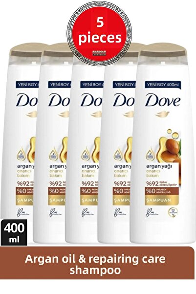 Dove شامبو زيت الأرغان 400 مل 5 قطع