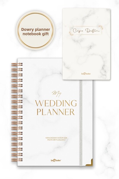 Le Color Wedding Planner Gold Cornered Agenda Luxury Wedding Planner