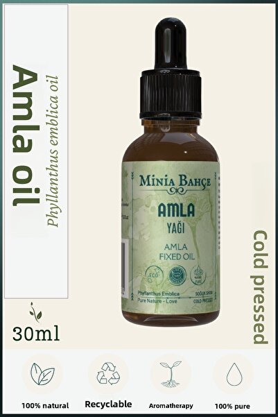 Minia Bahçe Bitki ve Sanat Atölyesi زيت أمل الثابت - نقي وطبيعي 100%، 30 مل