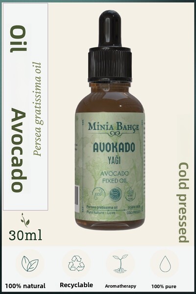Minia Bahçe Bitki ve Sanat Atölyesi زيت الأفوكادو – نقي 100% ومعصور على البار...