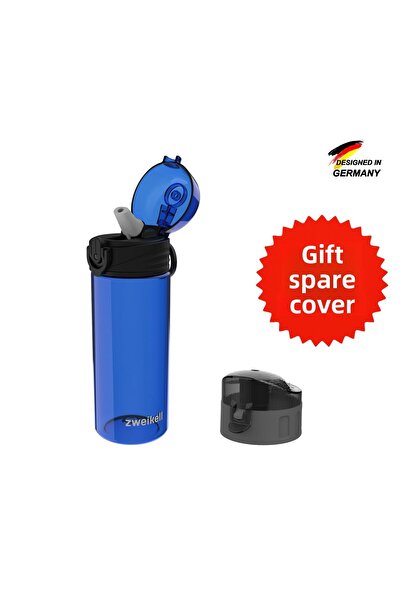 zweikell Targo Jr Switch Dark Blue Bpa Free 500 ml Tritan Water Bottle