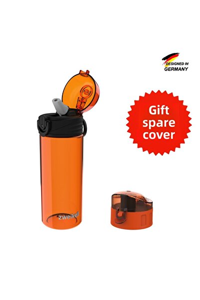 zweikell Targo Jr Switch Orange Bpa Free 500 ml Tritan Water Bottle