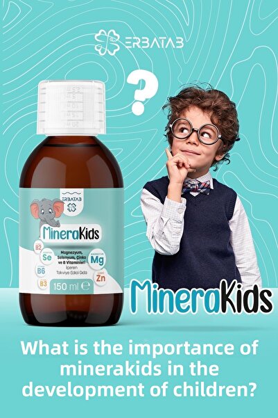 Erbatab Minera Kids 150 Ml - Children's Multivitamin (Magnesium, Zinc, Selenium)