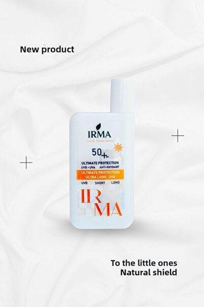 İrma Natural Children's Sunscreen Spf 50+ 50ml – Uva/Uvb Protection, with Antioxidant Content, for Sensitive Skin