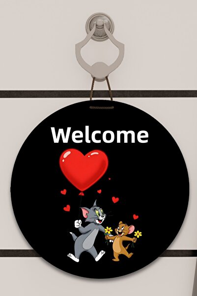 Dormot Цифров печат, черен, стандартен, с мотив от „Том и Джери“ във формата ...