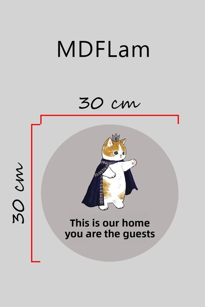 Dormot Digital Print Gray, Standard, This Is Our Home Themed, Door Ornament, Wall Ornament